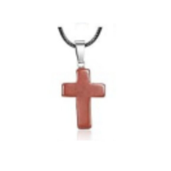 Cross Gemstone Pendant Charms Cross Quartz Crystal Charms for Necklace Earring - Picture 1 of 1